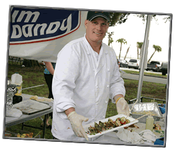 Chef at Shrimp and Grtis: The Wild Georgia Shrimp Festival